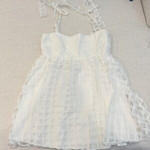 Amanda Uprichard White Mini Dress